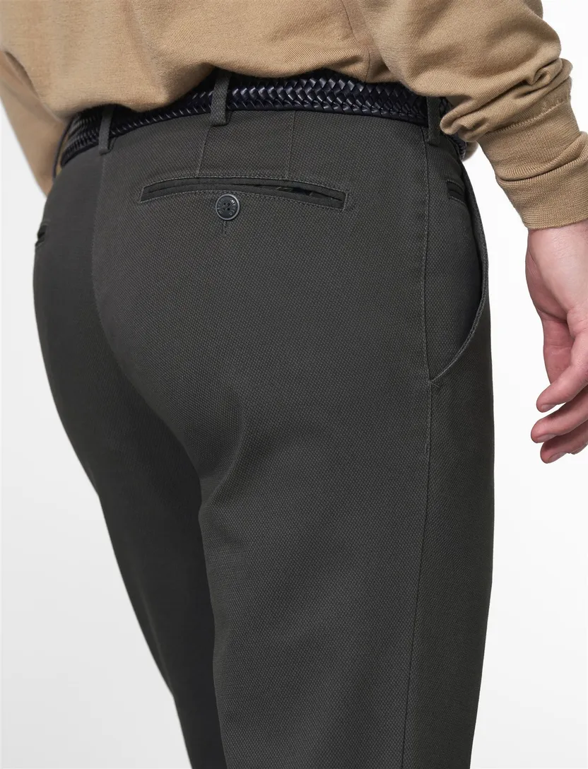 katoenen broek Meyer Bonn grijs
