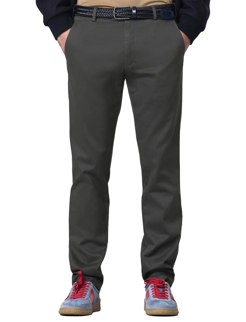 katoenen broek Meyer Bonn grijs