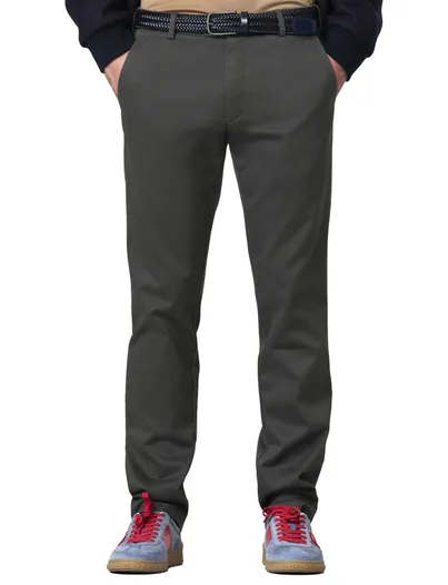 Meyer Meyer Bonn katoenen broek grijs