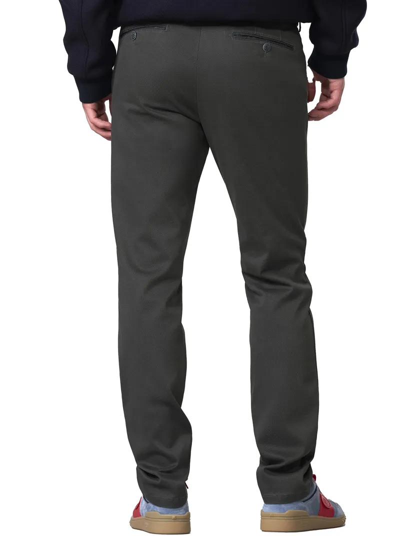 katoenen broek Meyer Bonn grijs