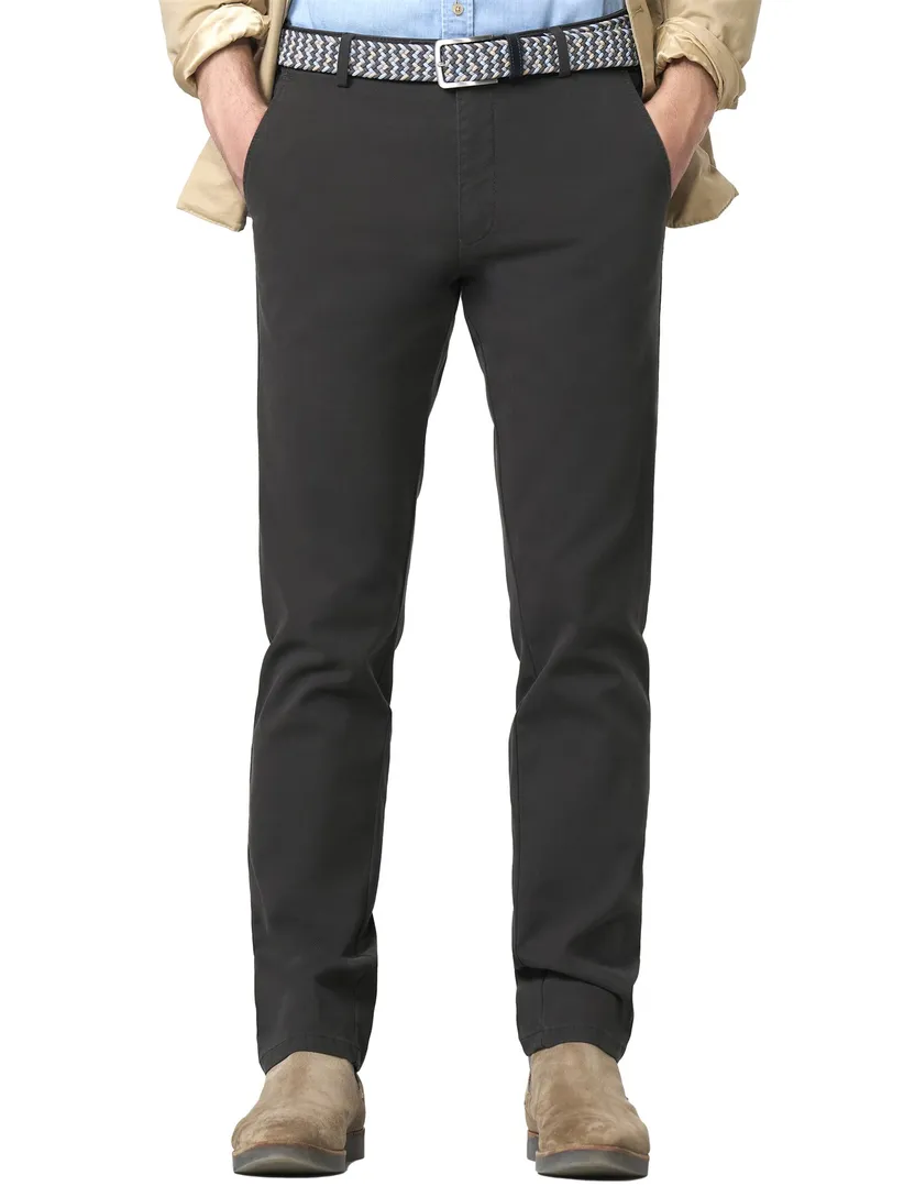 katoenen broek Meyer Bonn grijs
