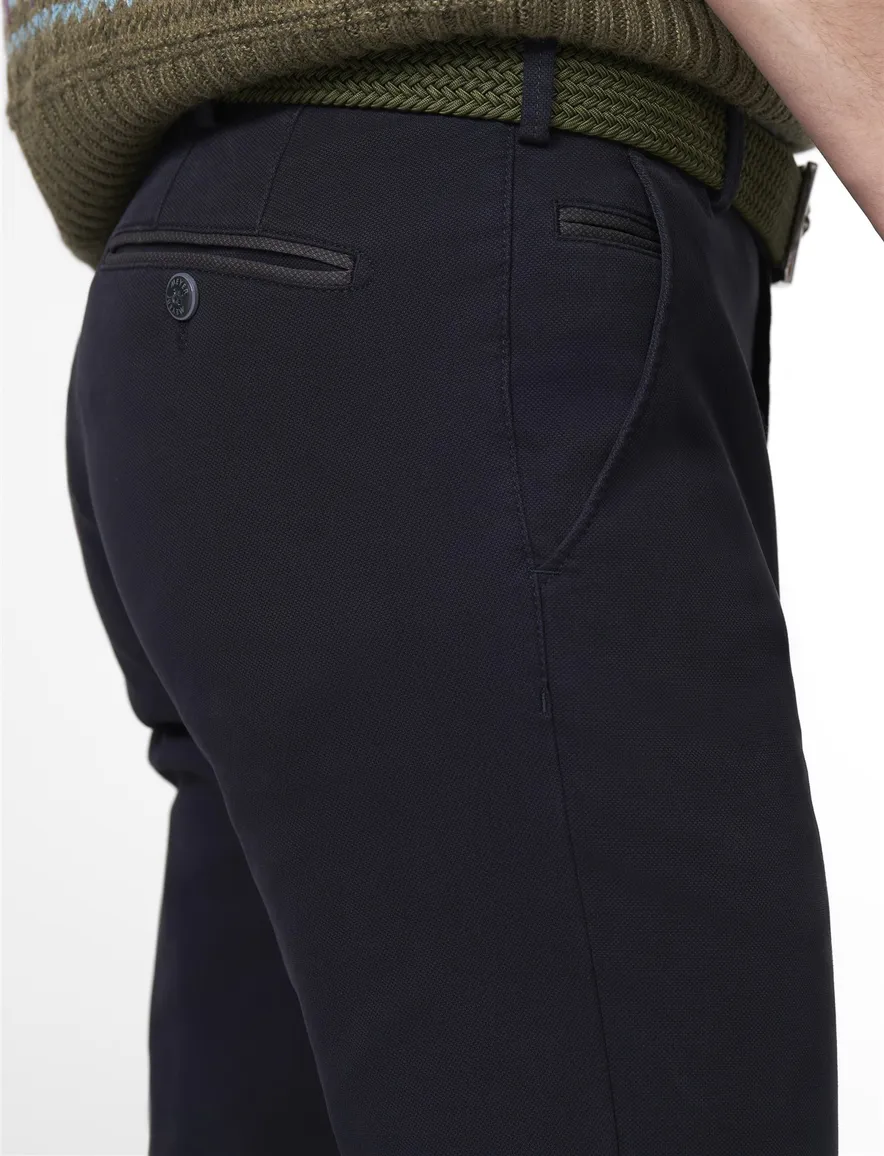 Meyer Bonn katoenen broek donkergrijs
