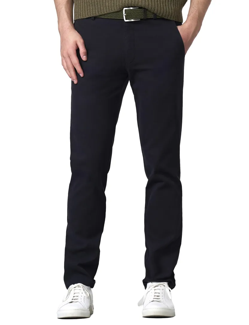katoenen broek Meyer Bonn donkergrijs