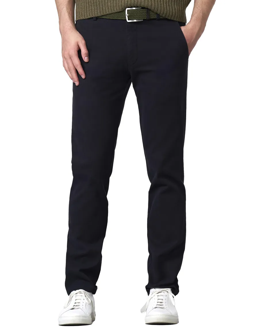 Meyer Bonn katoenen broek donkergrijs