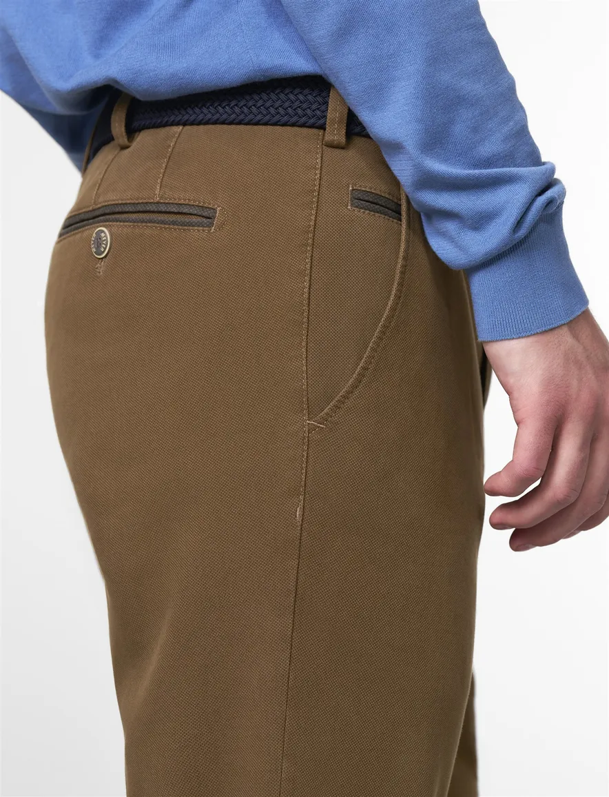 Meyer Bonn katoenen broek bruin