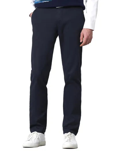 Meyer Meyer New York katoenen broek donkerblauw