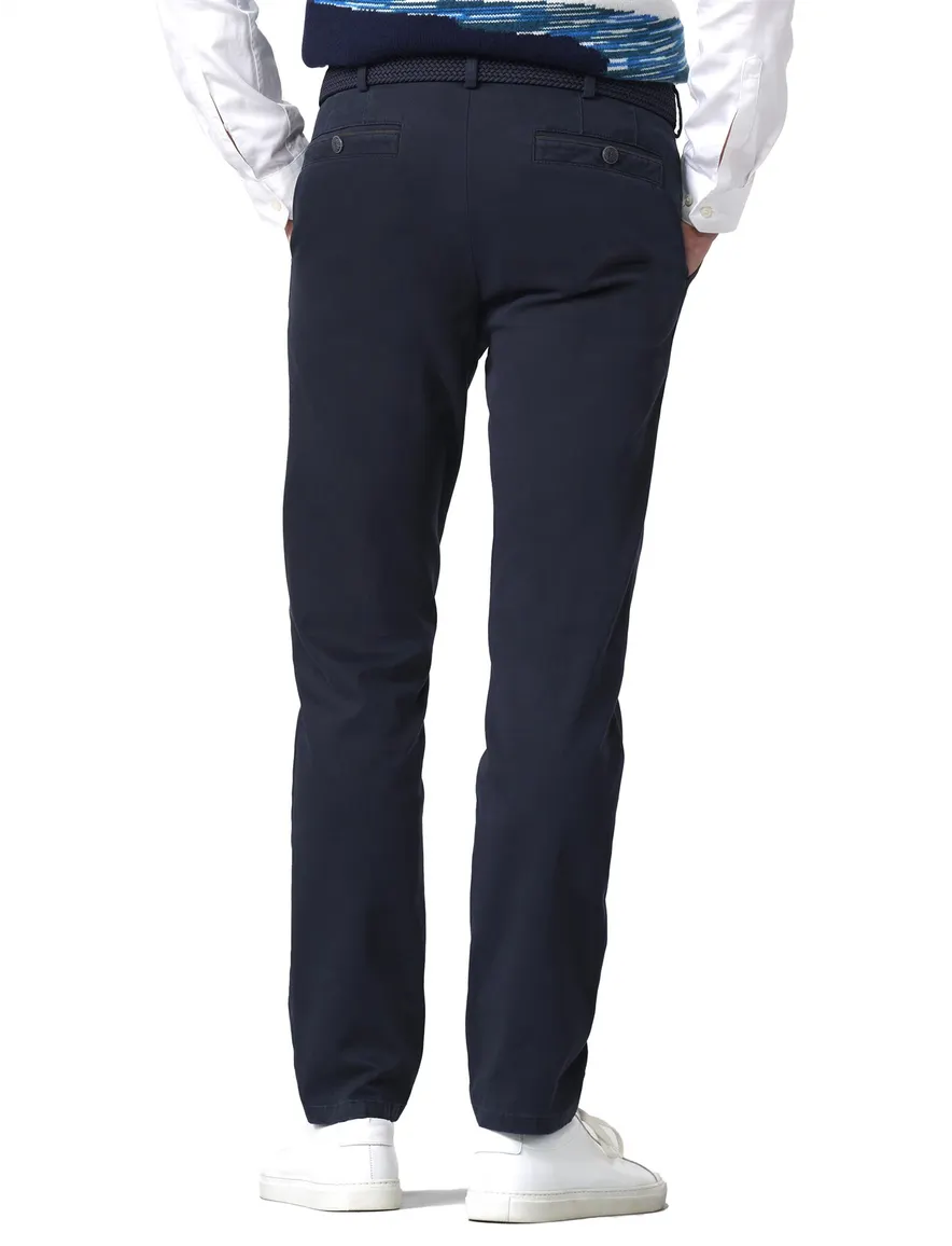 katoenen broek donkerblauw Meyer New York