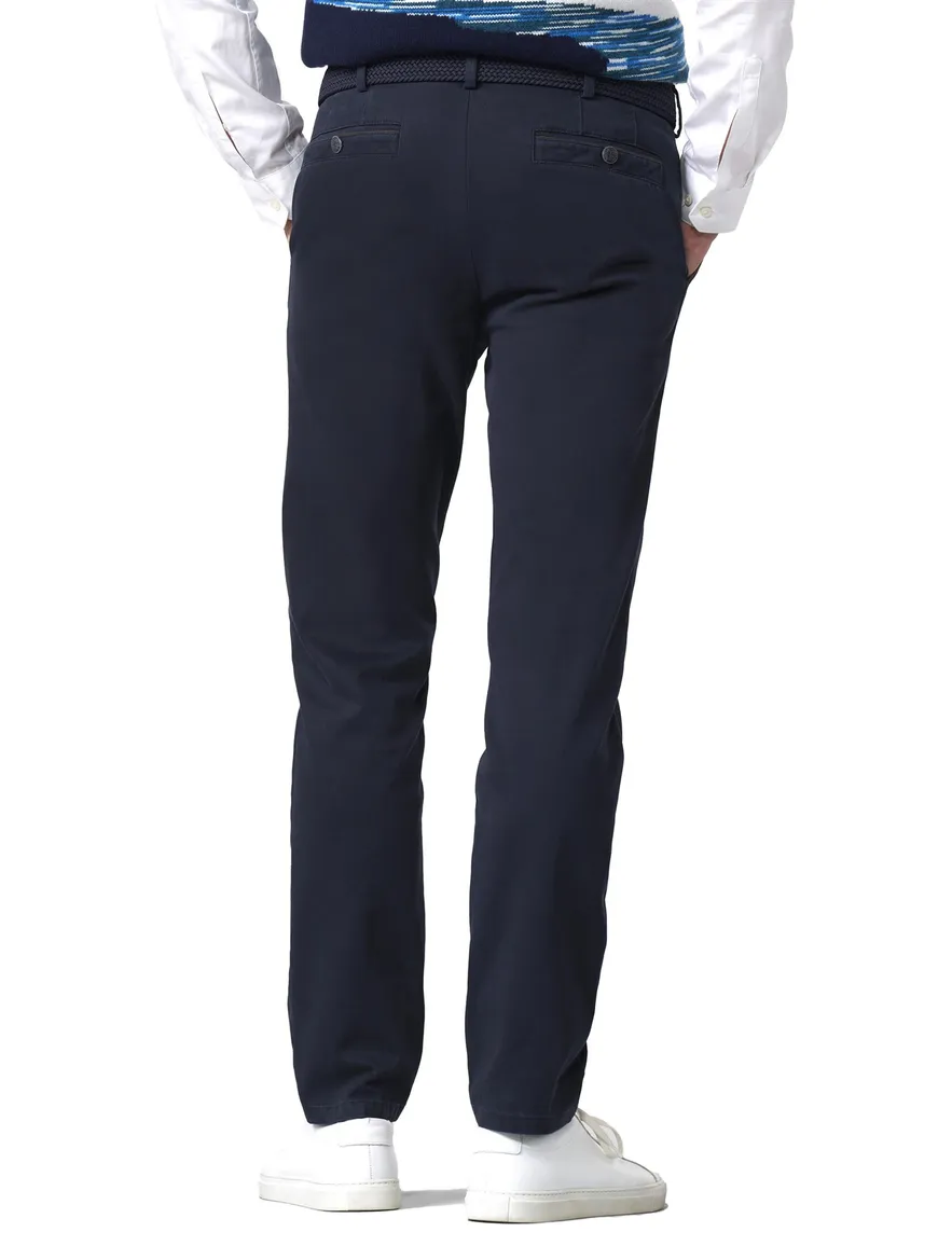 Meyer New York katoenen broek donkerblauw