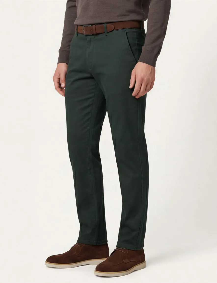 katoenen broek groen Meyer New York