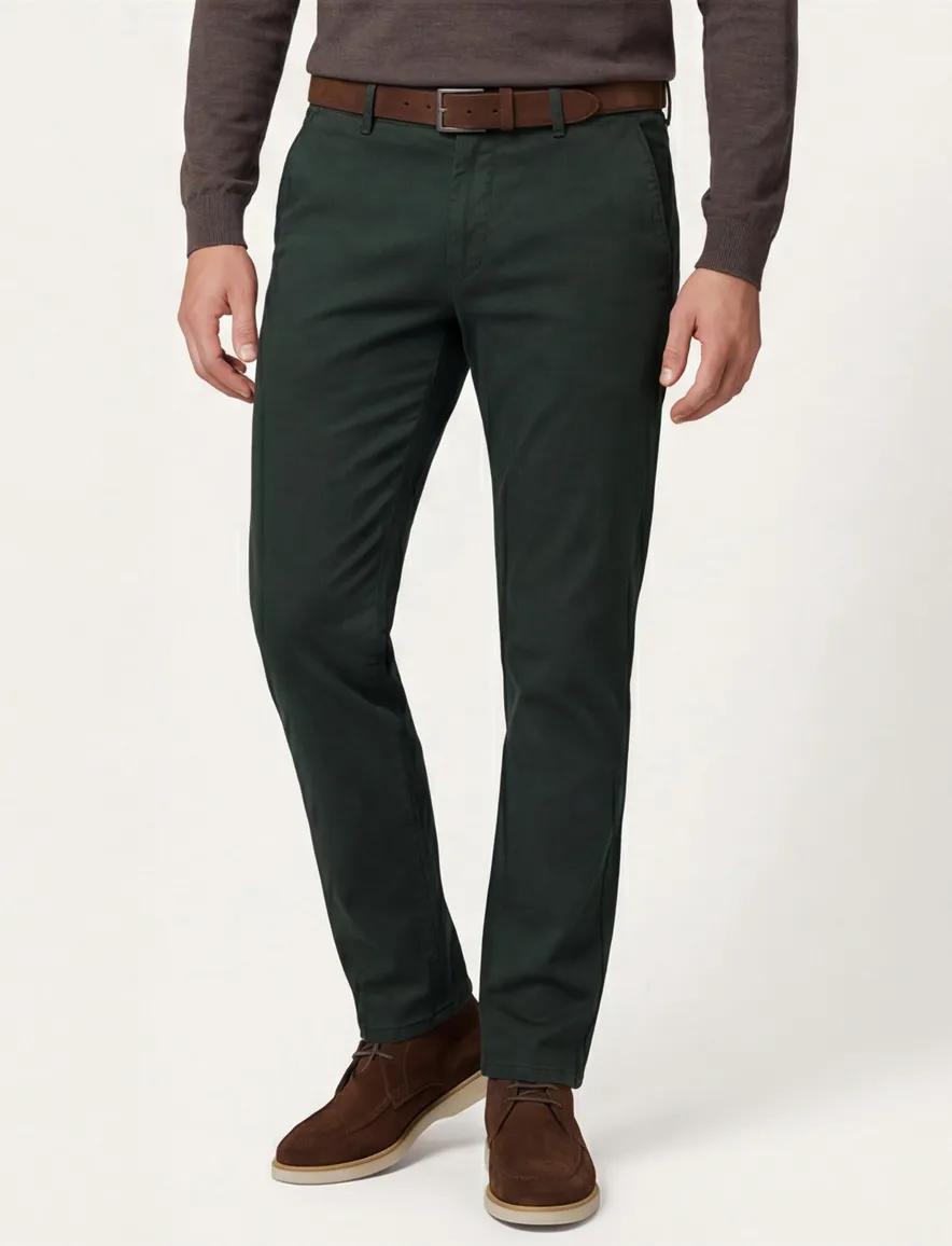 katoenen broek groen Meyer New York