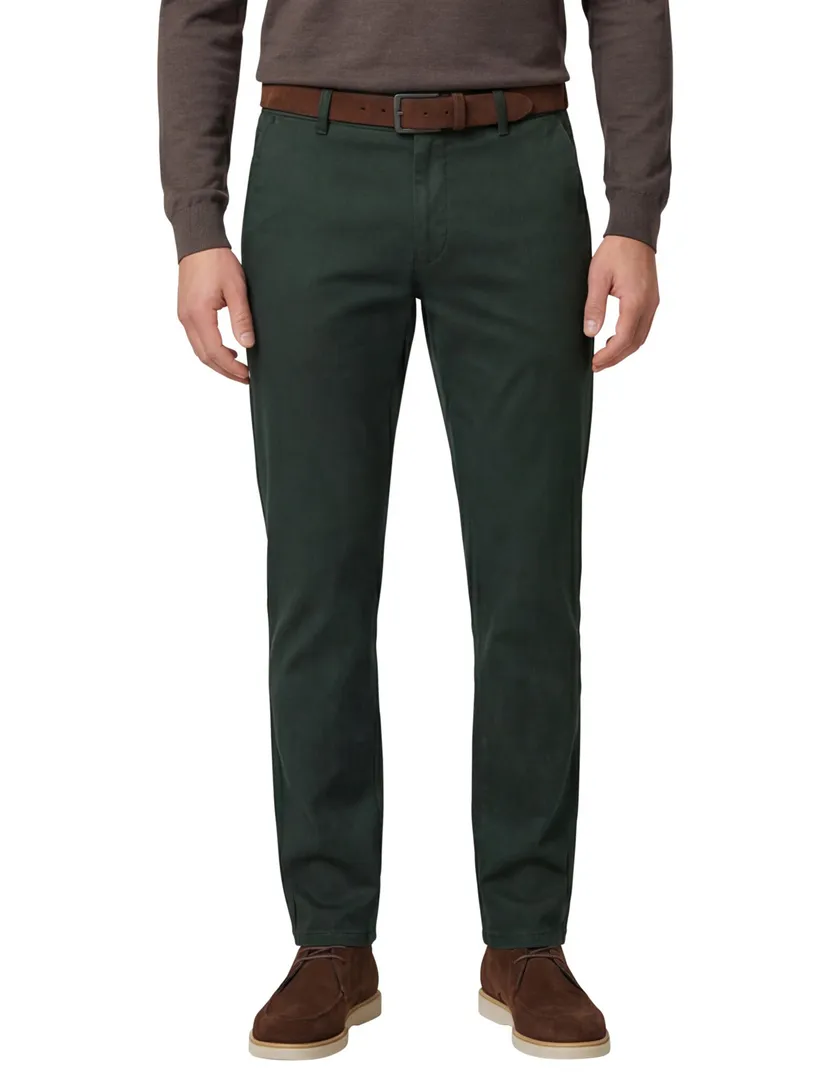 pantalon flatfront Meyer New York groen