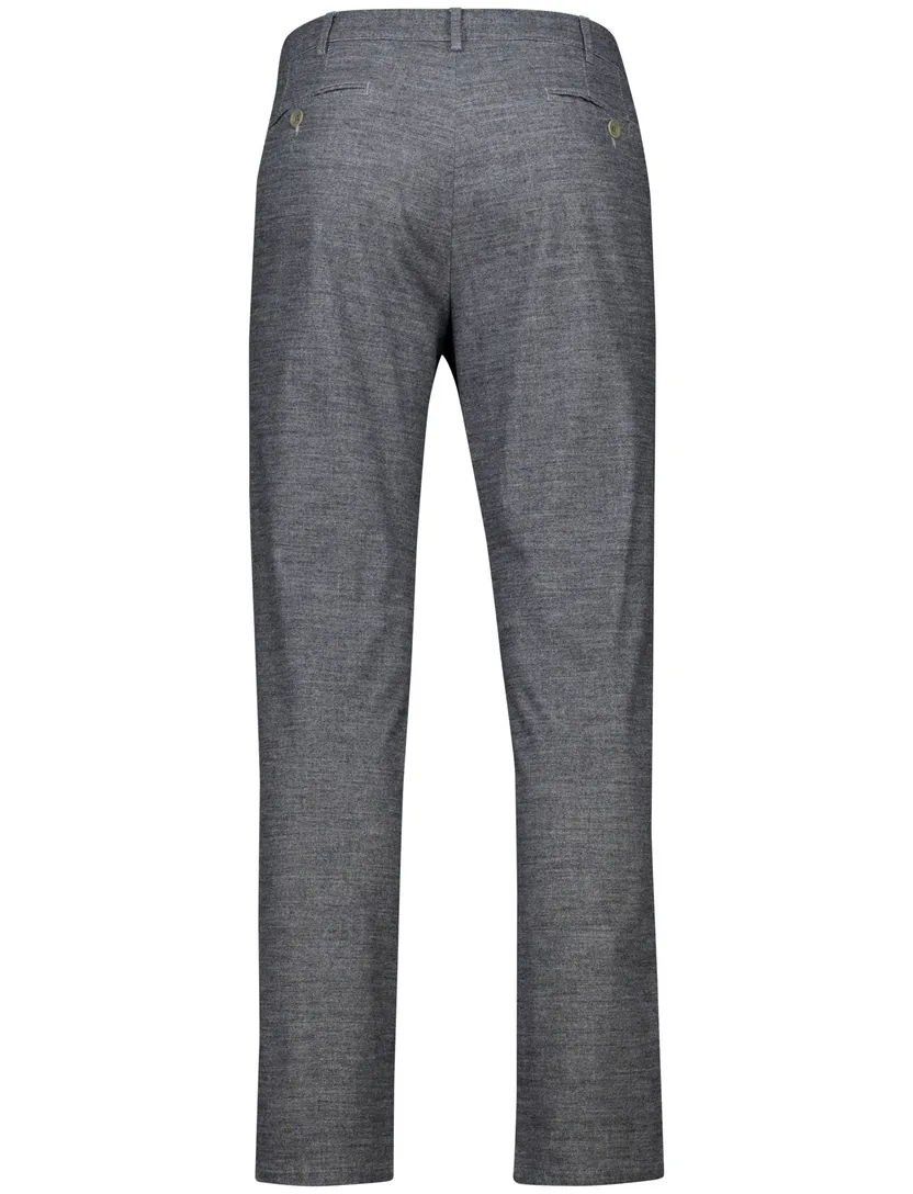 Meyer Bonn katoenen broek grijs gemeleerd