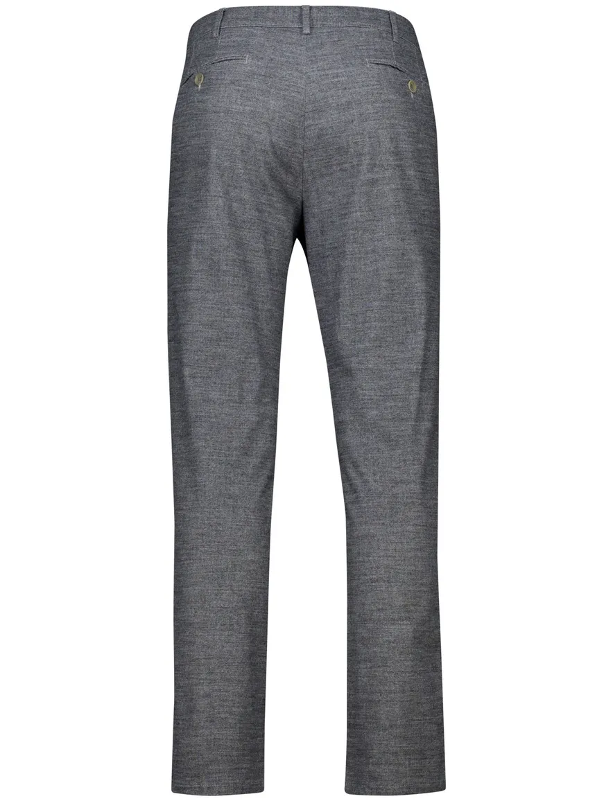 Meyer Bonn katoenen broek grijs gemeleerd
