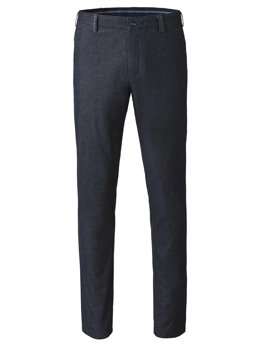 Meyer Bonn katoenen broek donkerblauw
