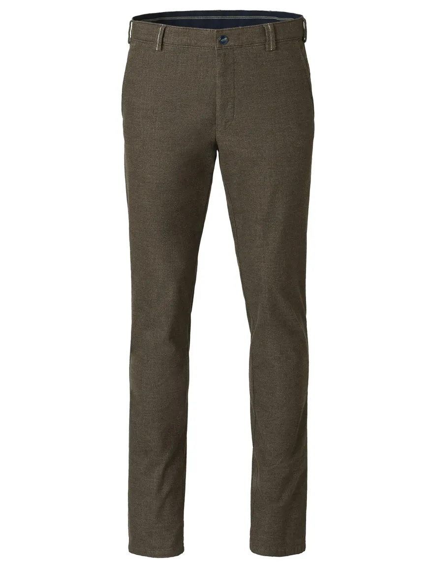 katoenen broek bruin Meyer Bonn