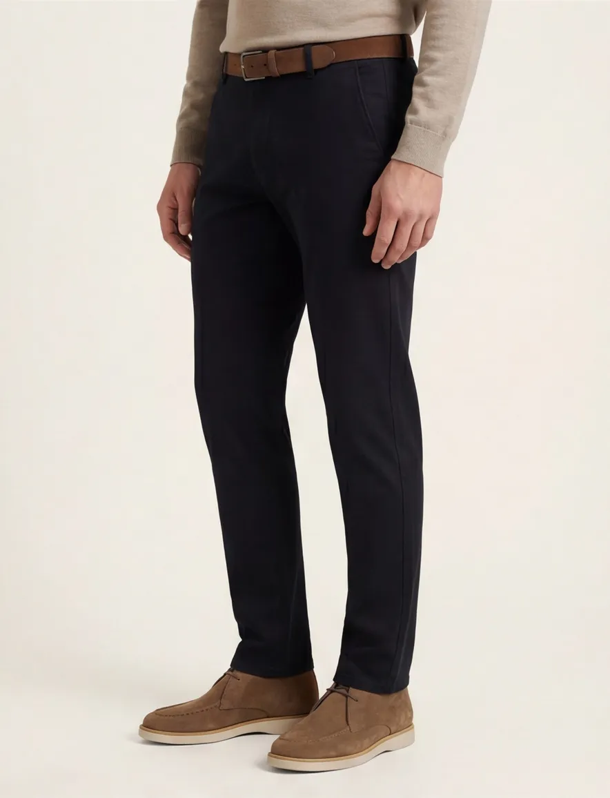 Meyer Bonn pantalon katoen zwart