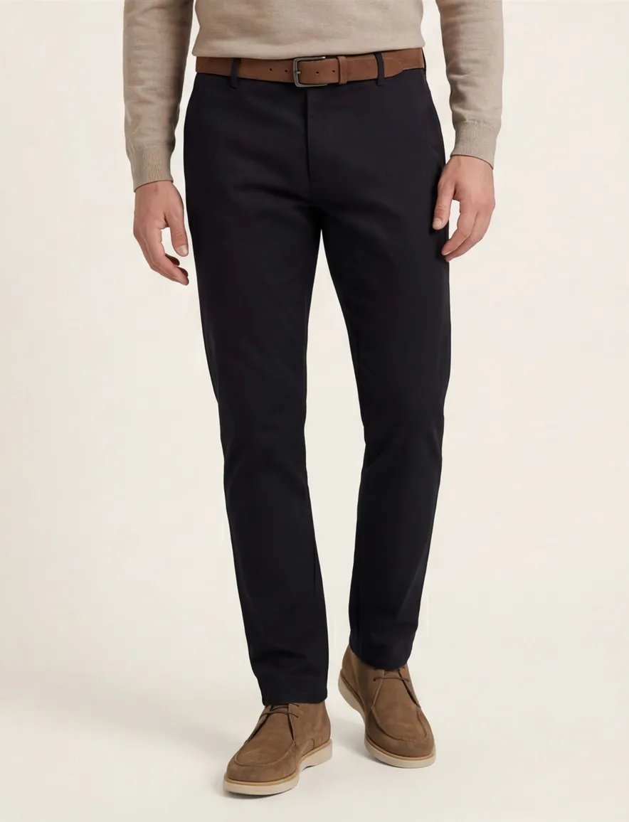 Meyer Bonn pantalon katoen zwart