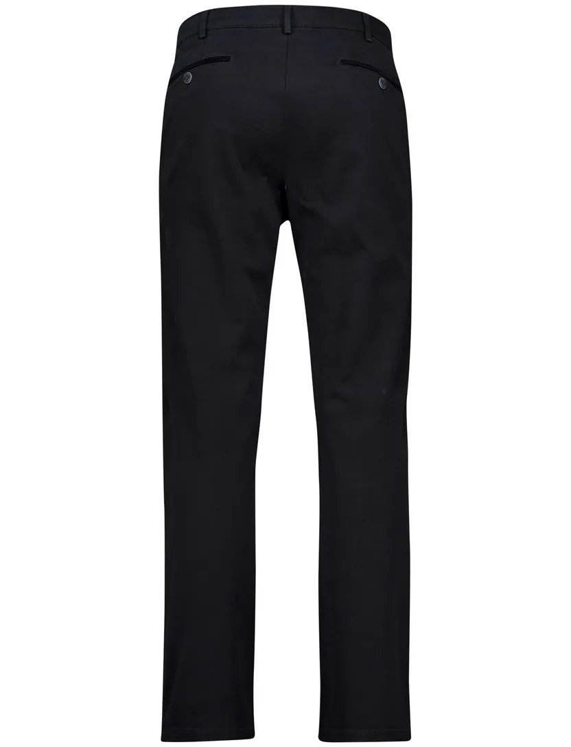 Meyer Bonn katoenen pantalon zwart
