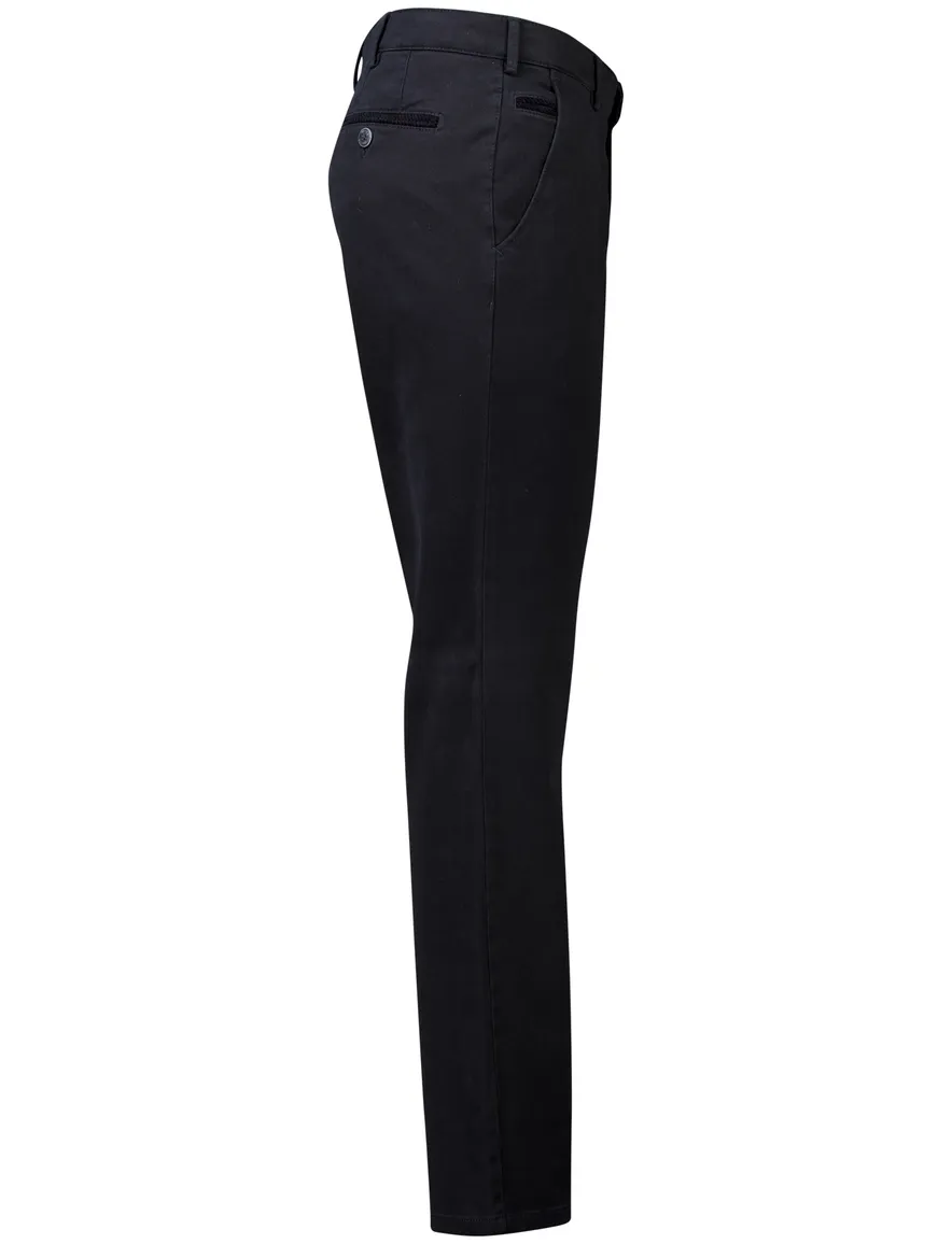 Meyer Bonn pantalon katoen zwart