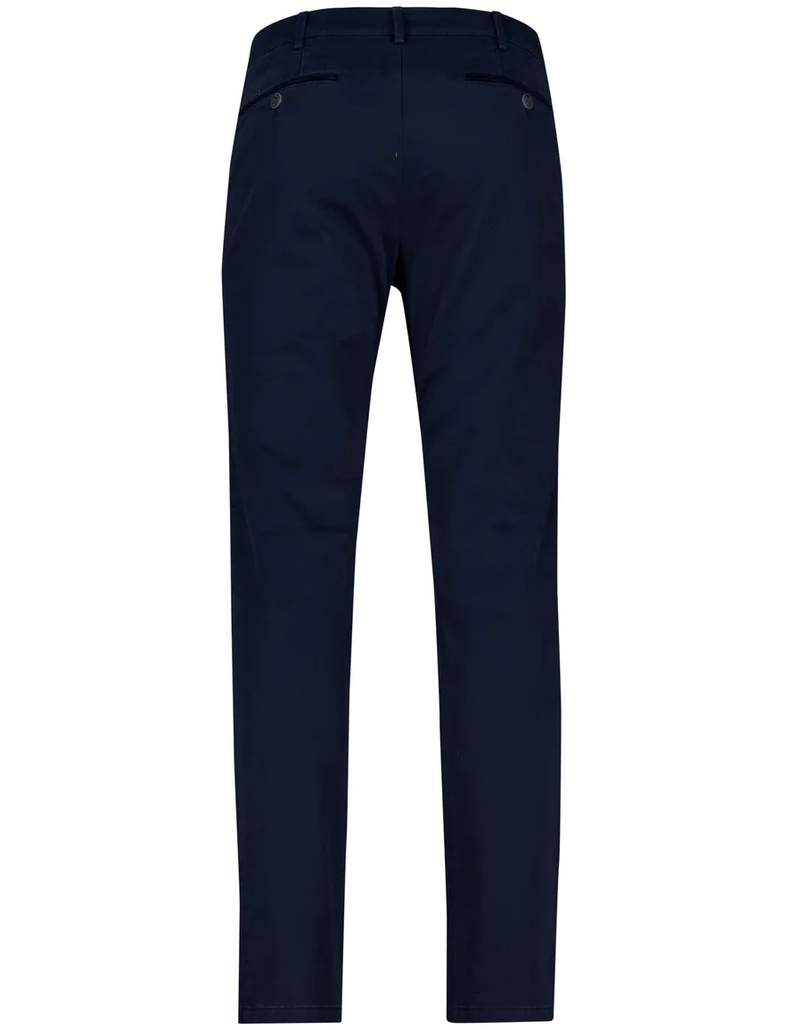 Meyer Bonn katoenen broek donkerblauw effen