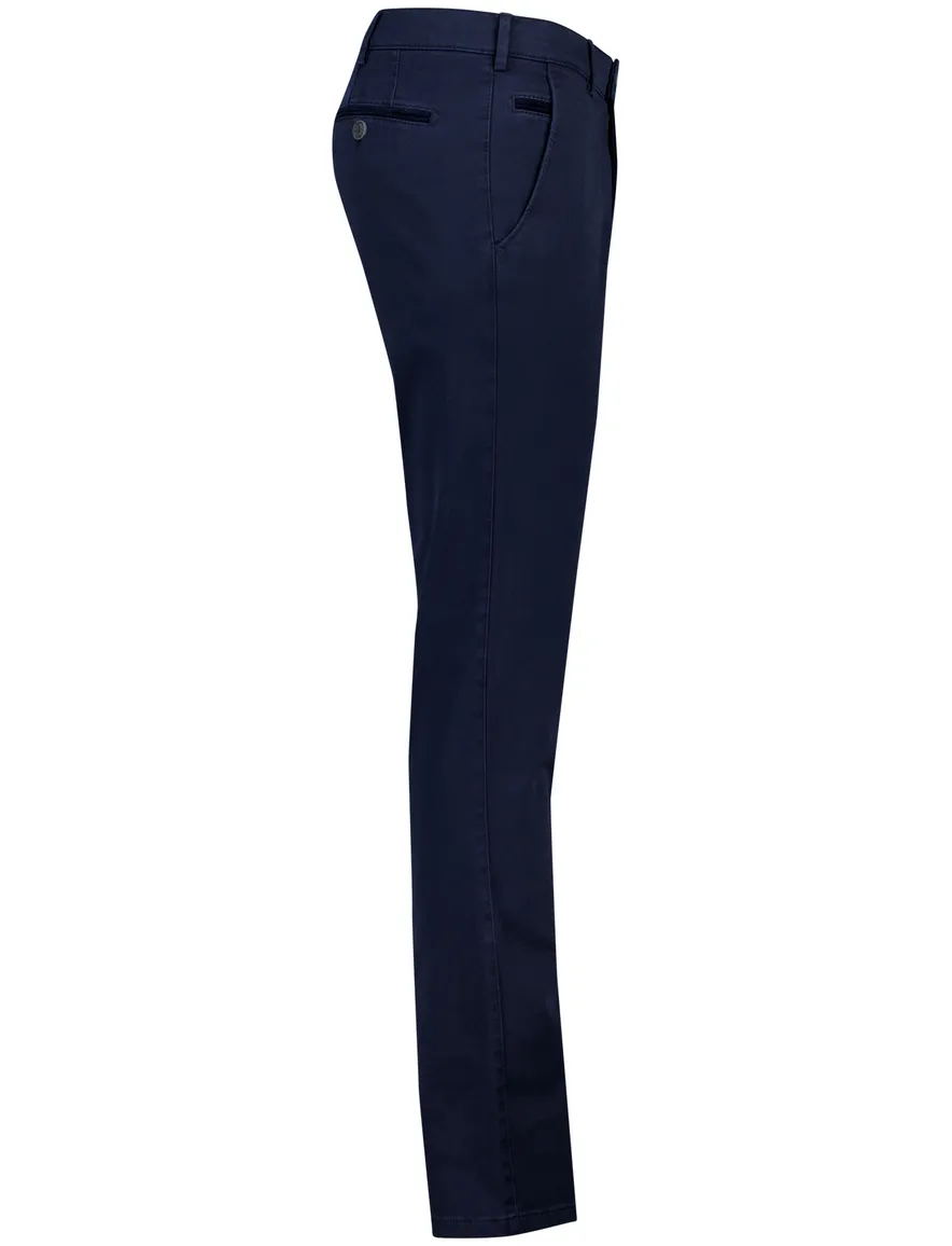 Meyer Bonn katoenen broek donkerblauw effen