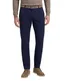 katoenen broek Meyer Bonn donkerblauw flatfront