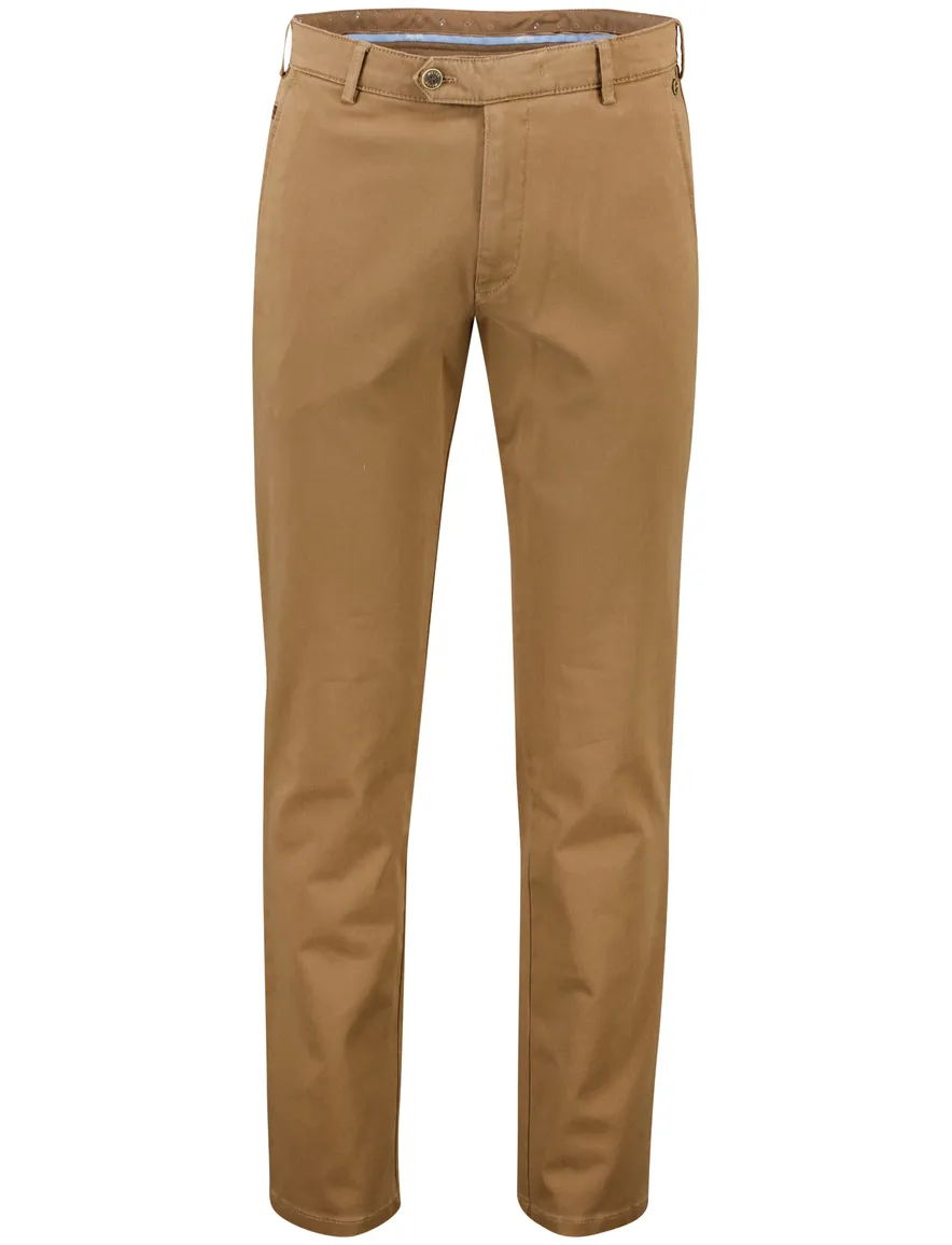 katoenen broek bruin Meyer Bonn