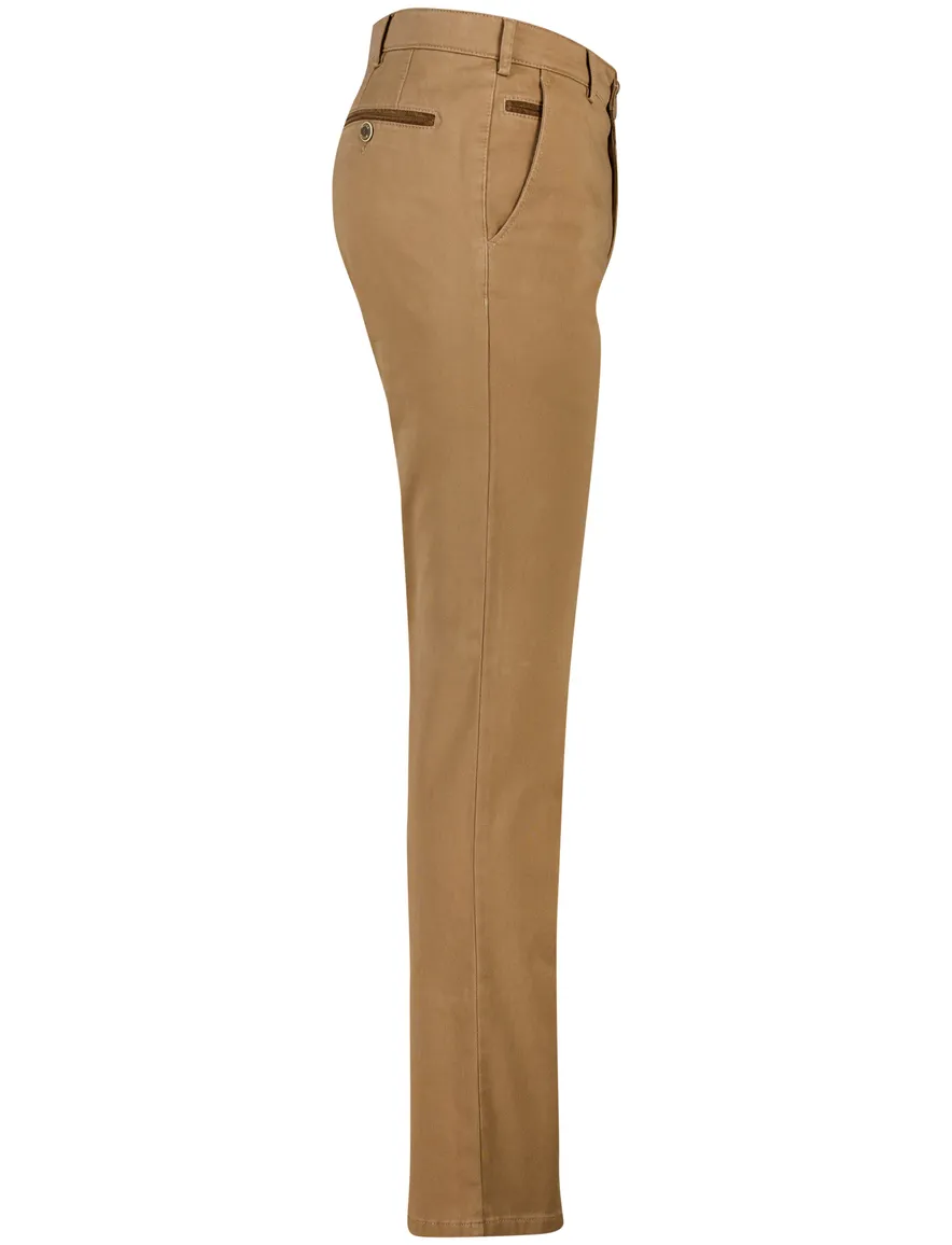 katoenen broek bruin Meyer Bonn