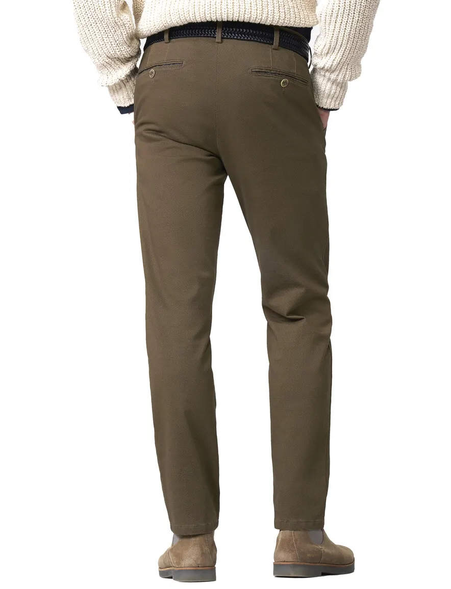 Meyer Bonn katoenen broek bruin