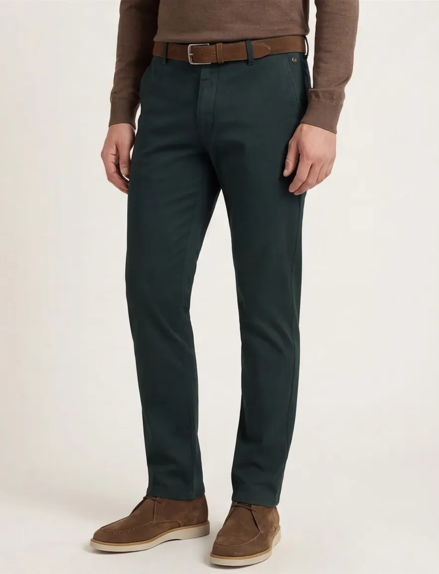 katoenen broek groen Meyer Bonn
