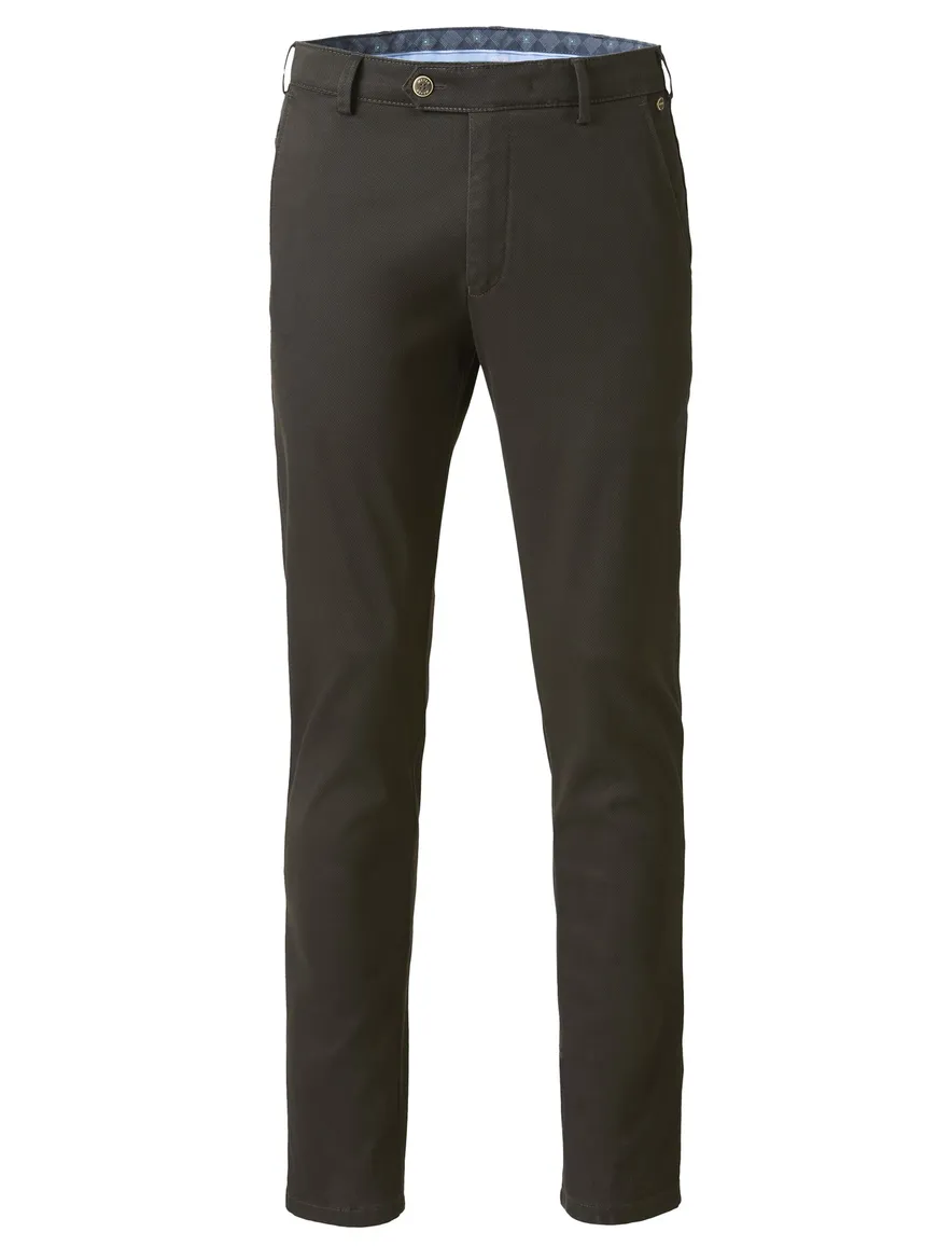 katoenen broek bruin Meyer Bonn