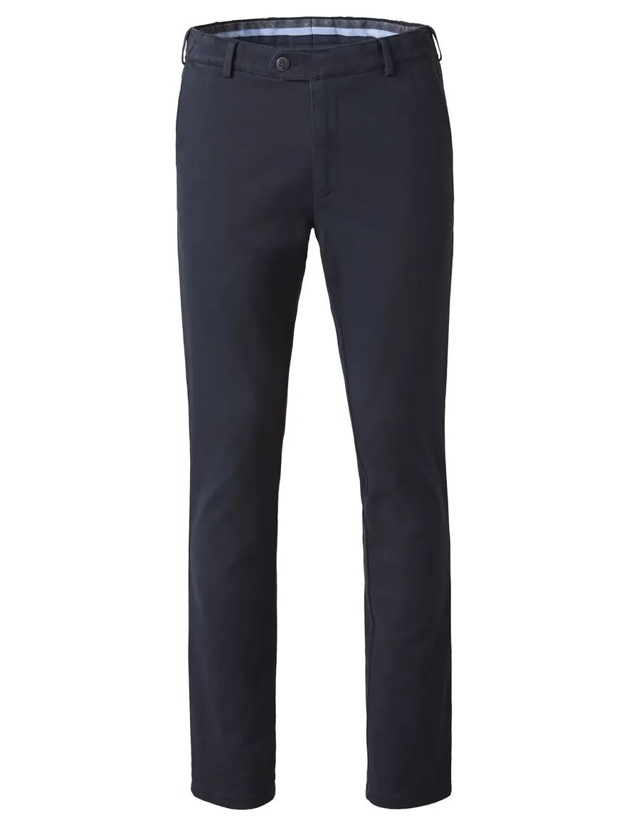 katoenen broek donkerblauw Meyer Oslo