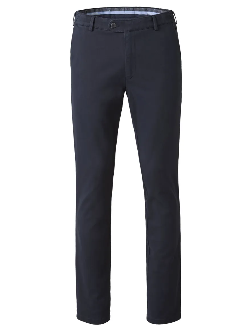 Meyer Oslo katoenen broek donkerblauw