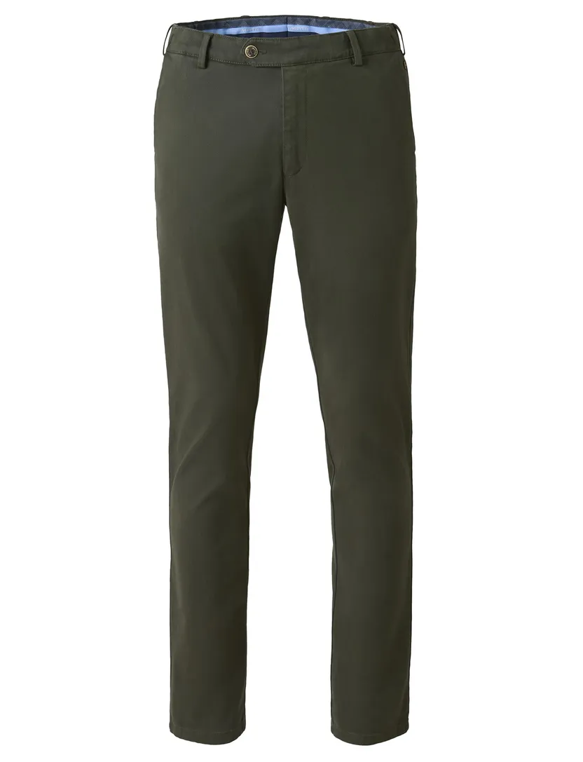 katoenen broek Meyer Oslo groen
