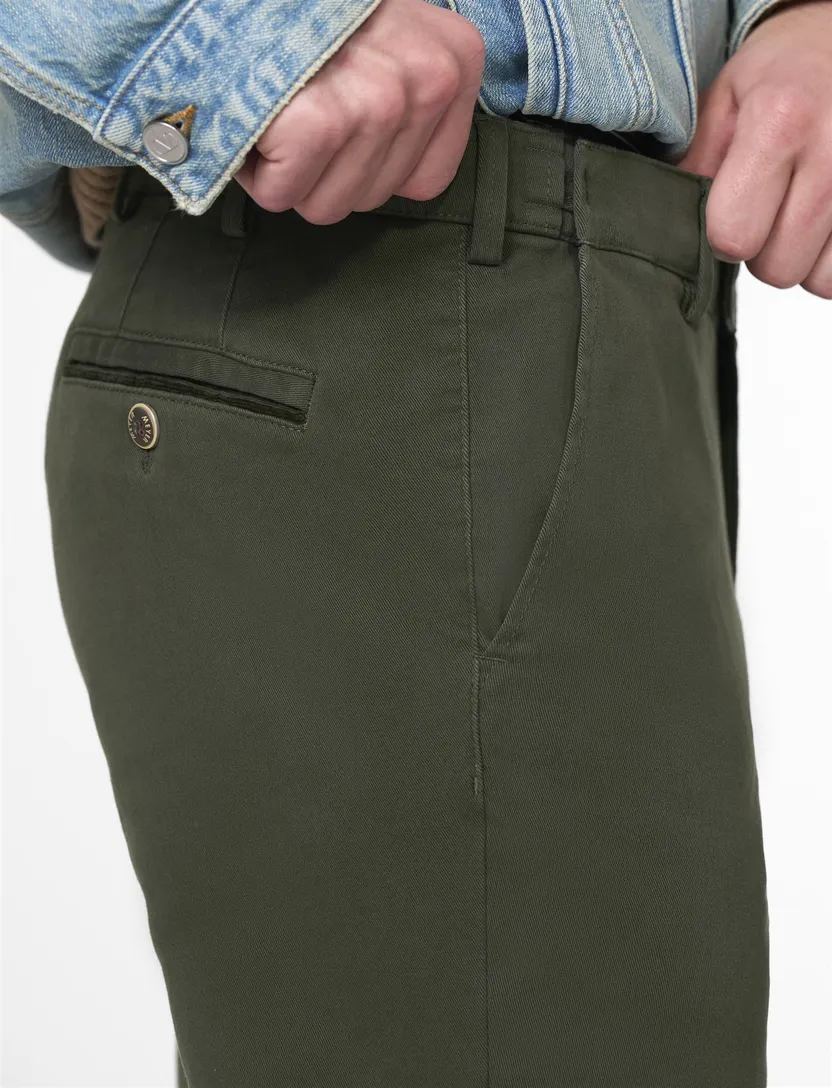 katoenen broek Meyer Oslo groen