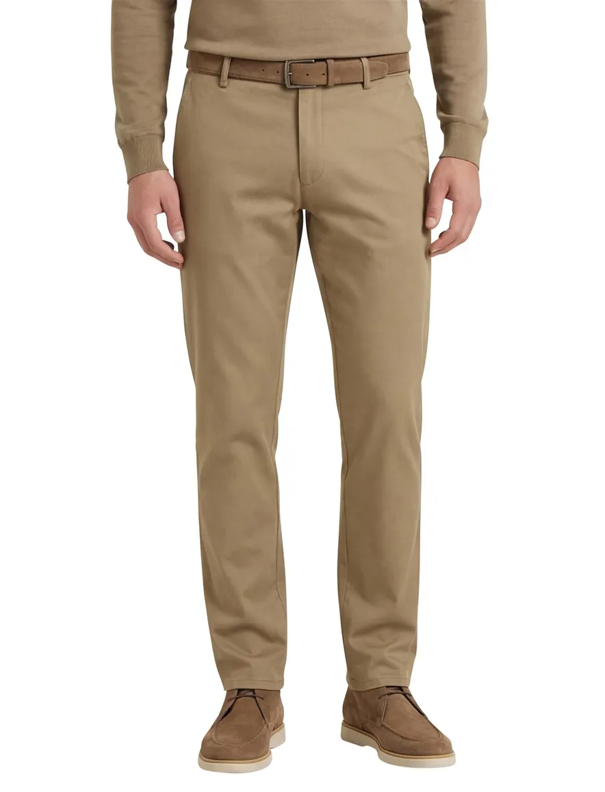 katoenen broek beige Meyer Oslo