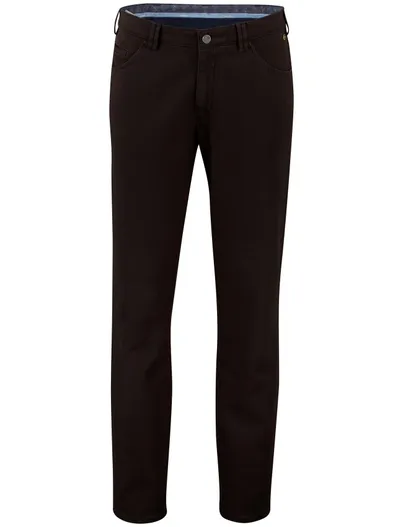 Meyer Meyer dublin 5-pocket broek bruin katoen