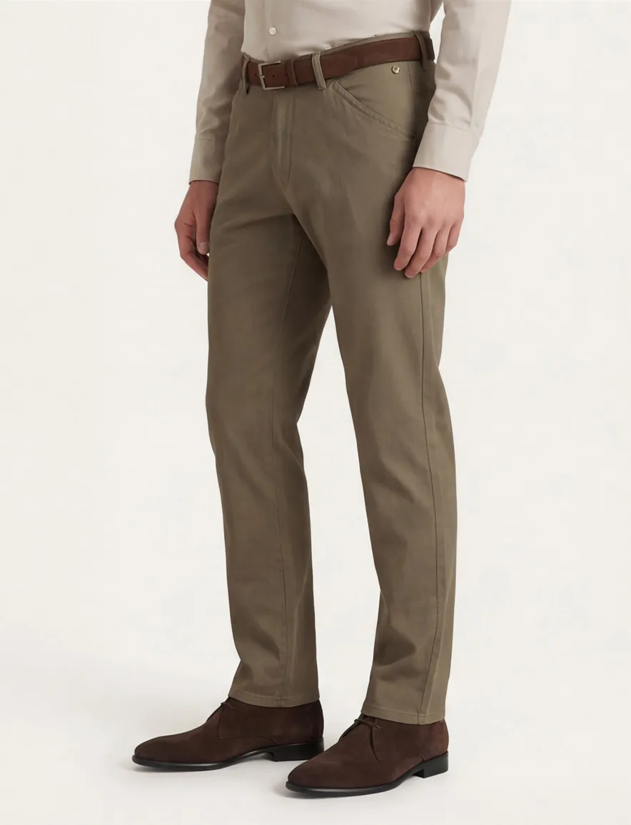 Meyer new york pantalon flatfront bruin