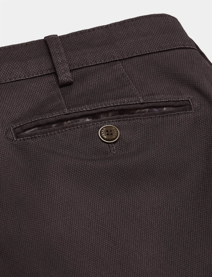 katoenen broek Meyer Bonn bruin