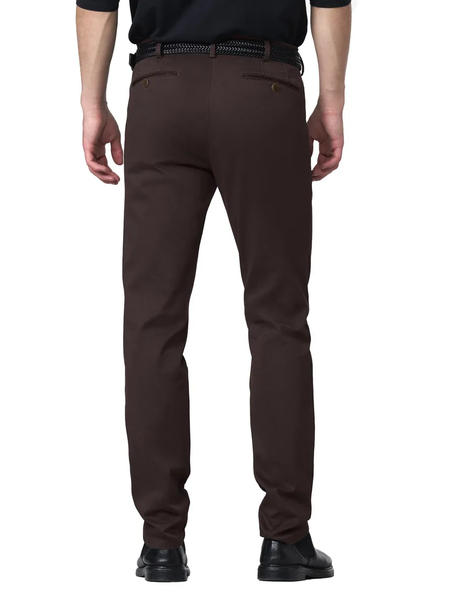 Meyer Bonn katoenen broek bruin