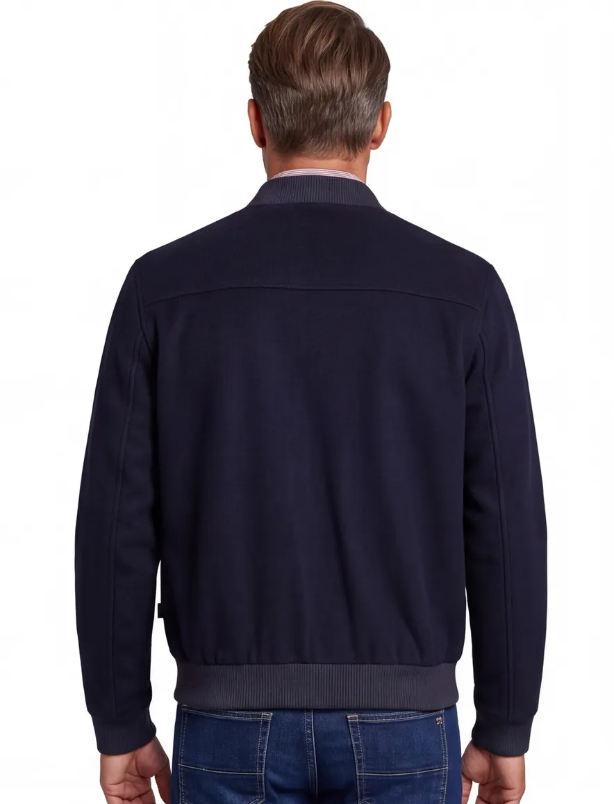 Wellington of Bilmore Lumber bomber tussenjas donkerblauw