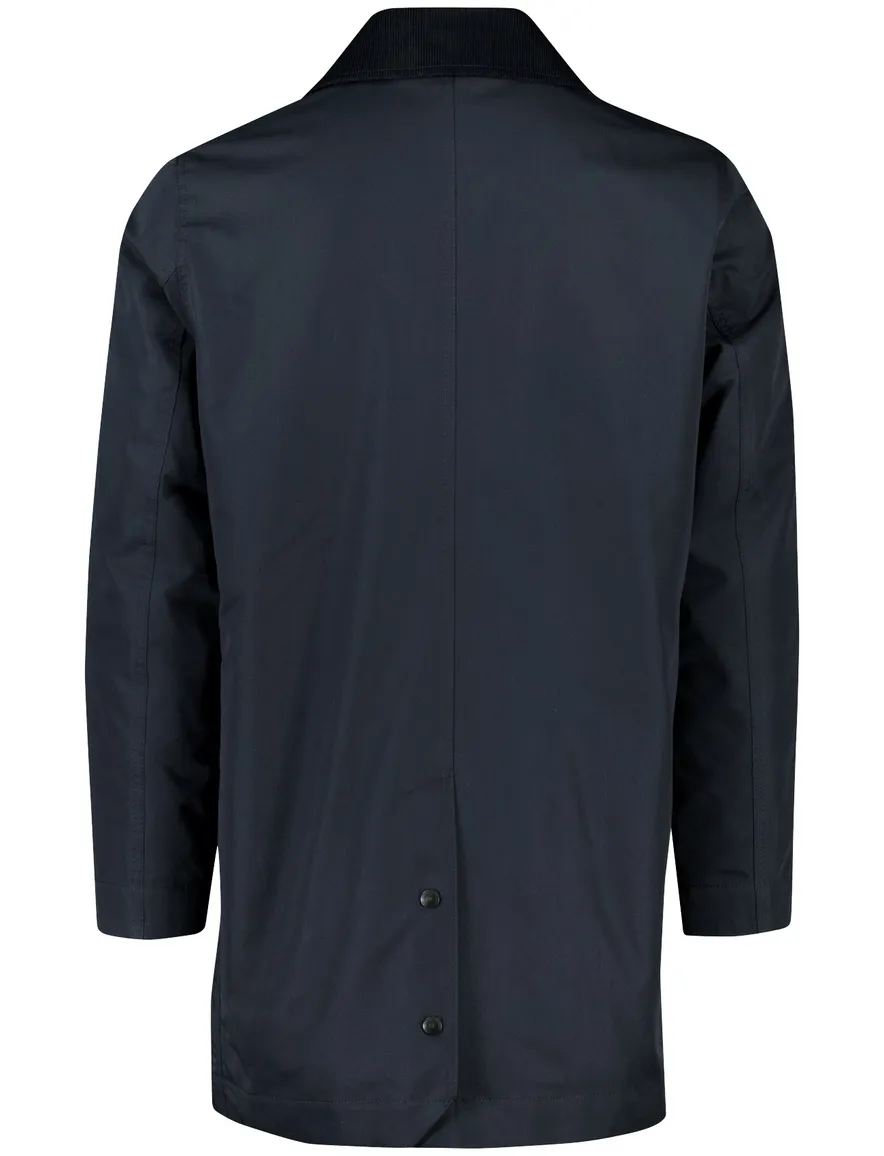Wellington of Bilmore winterjas donkerblauw katoen