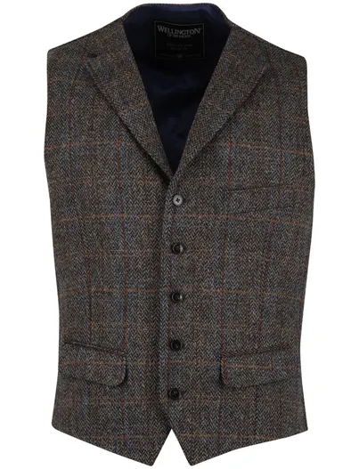 Wellington of Bilmore Wellington of Billmore gilet lamswol bruin
