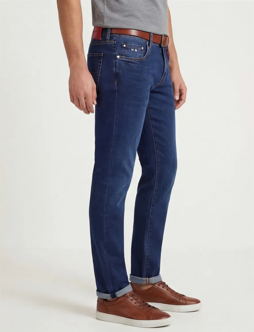Tramarossa Michelangelo 5-p jeans blauw effen