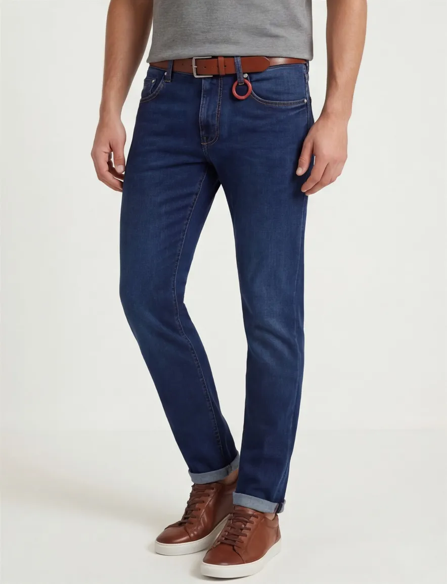 Tramarossa Michelangelo 5-p jeans blauw effen