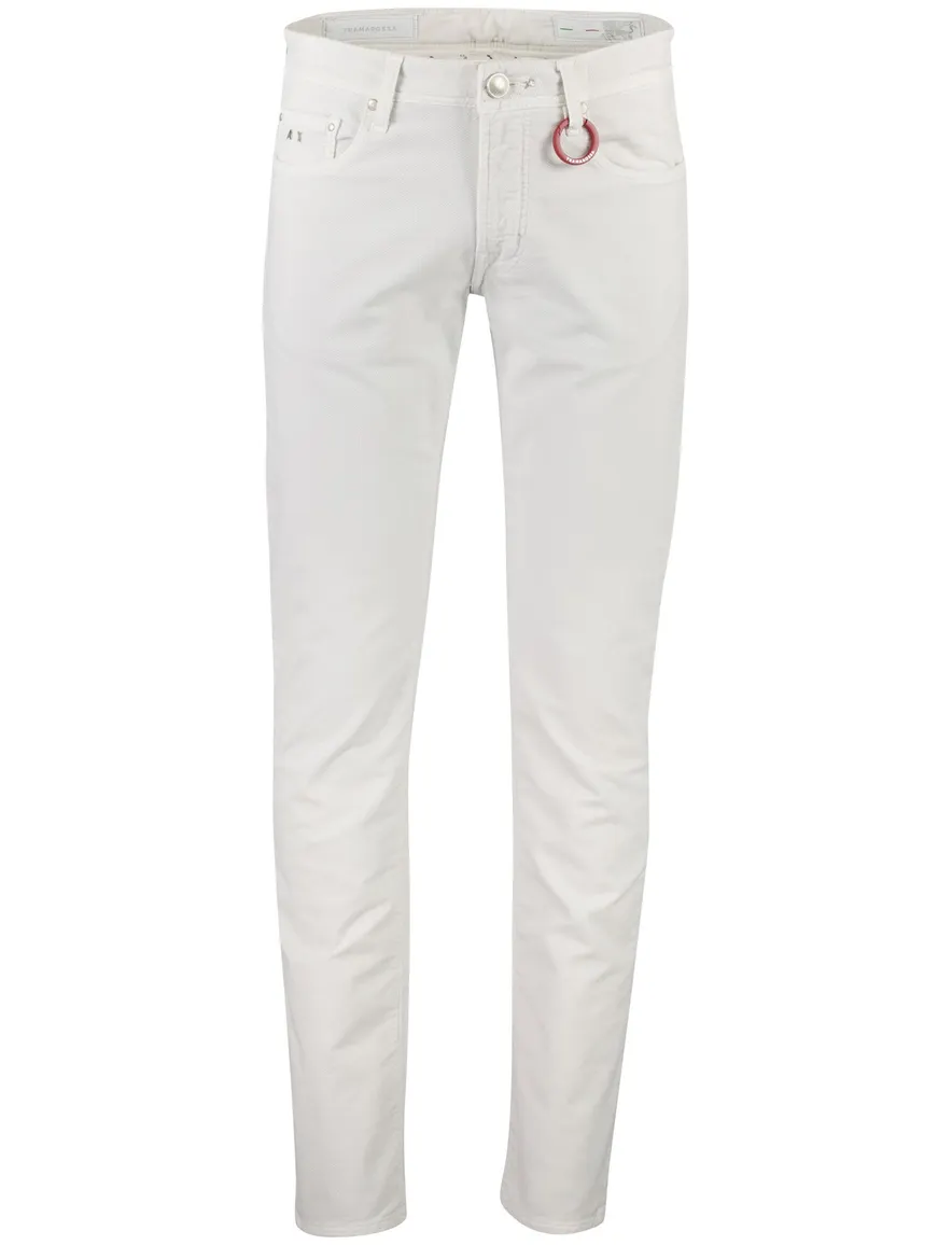 Tramarossa pantalon katoen wit