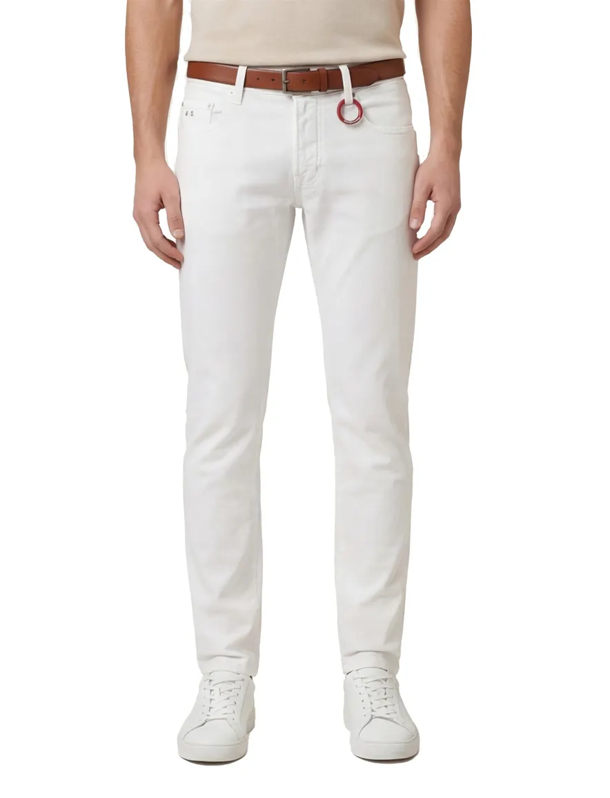 Tramarossa pantalon katoen wit