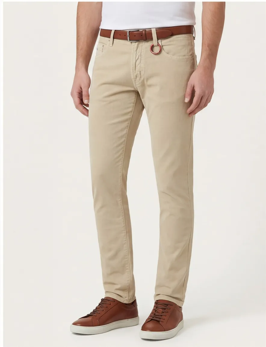 Tramarossa pantalon katoen beige