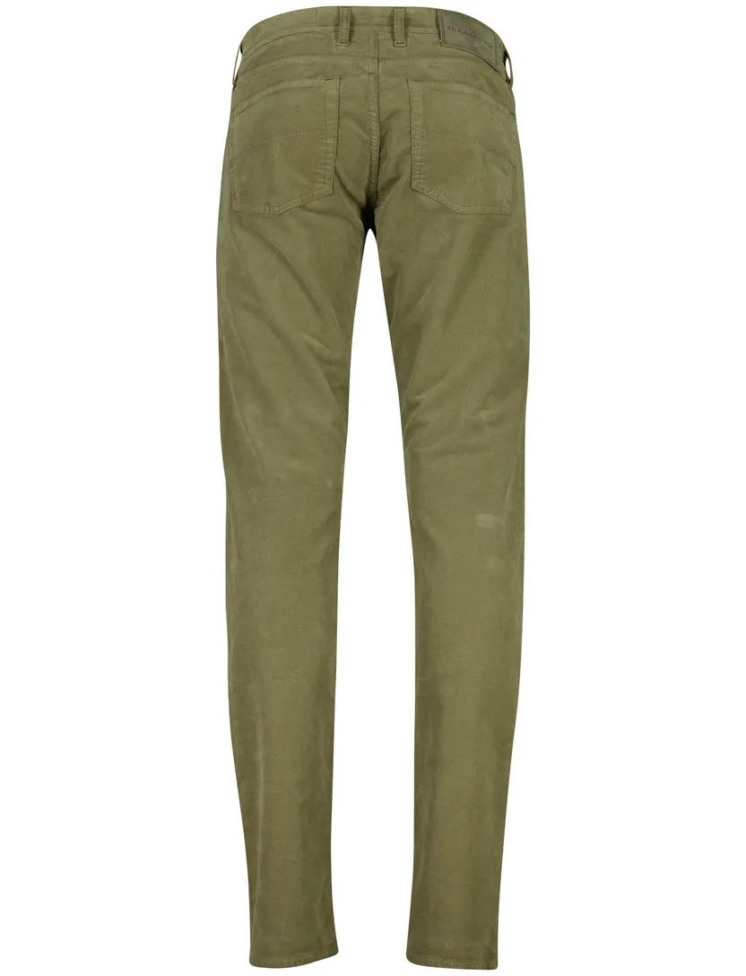 Tramarossa groen effen pantalon michelangelo