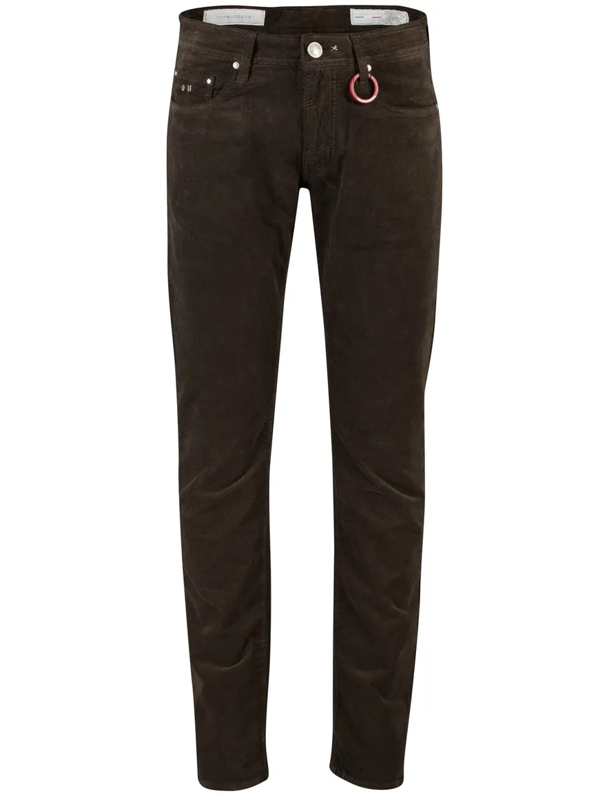 Tramarossa pantalon katoen bruin
